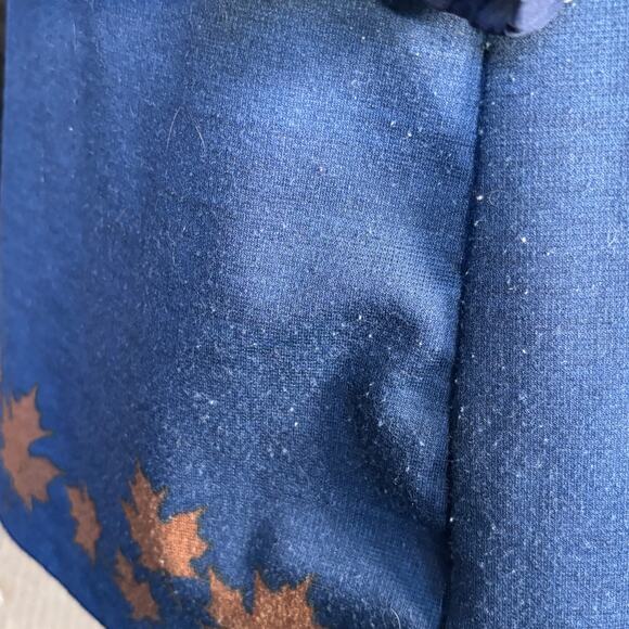 Yumi Owl Woodland Print Peter Pan Collar Dress Navy Cream Size 6/8 Forestcore - Picture 10 of 13